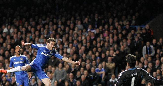 Juan Mata: Hoping to progress against holders Barcelona in the Champions League