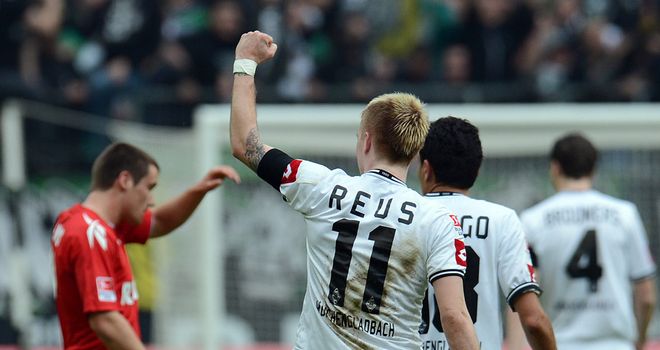 Marco Reus: Celebrates third goal for Borussia