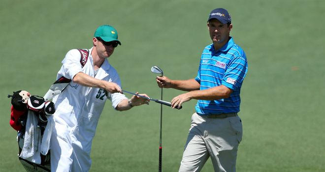 Padraig Harrington: at four under he has every chance on Sunday