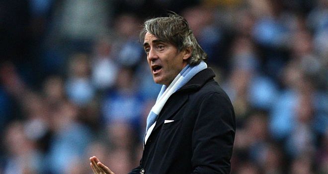 Roberto Mancini: Linked with a move to Russia but has now agreed a new Manchester City deal