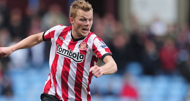 Sebastian Larsson: The Sweden star was one of six Sunderland players given an extended break because of their Euro 2012 commitments
