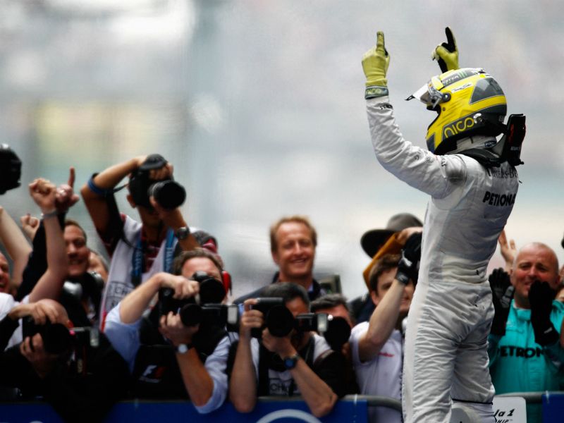 A delighted Rosberg