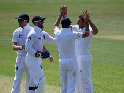England wrapped up victory on the fourth evening