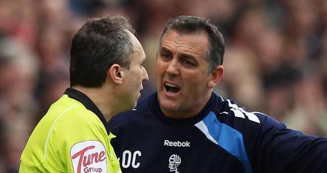 Owen Coyle: Bolton boss was feeling hard done by after losing to Crystal Palace