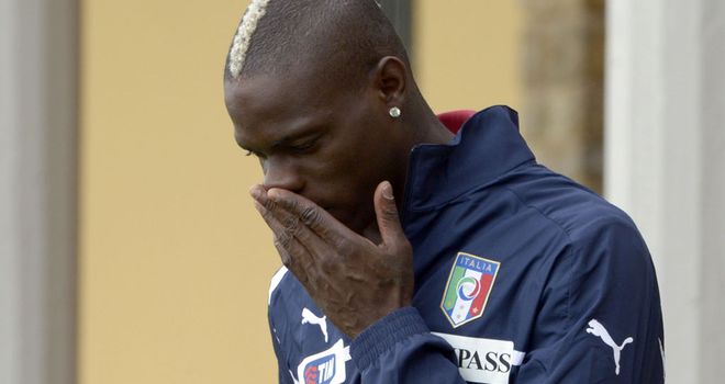 Mario Balotelli: Says he will walk off if racially abused at Euros