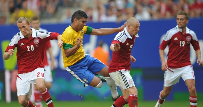 Brazil were just too good for Denmark, winning 3-1 in Hamburg