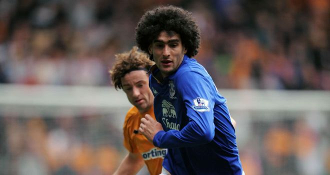 Marouane Fellaini: Belgium international midfielder is happy at Everton