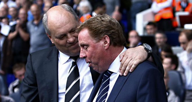 Harry Redknapp and Martin Jol at White Hart Lane