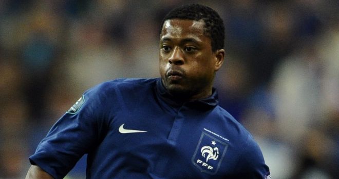 Patrice Evra: Believes England are the team who 'really want to beat' France
