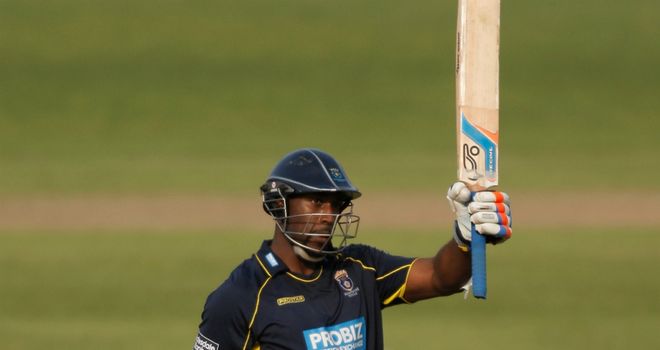 Michael Carberry: Hampshire opener finished on 103 not out