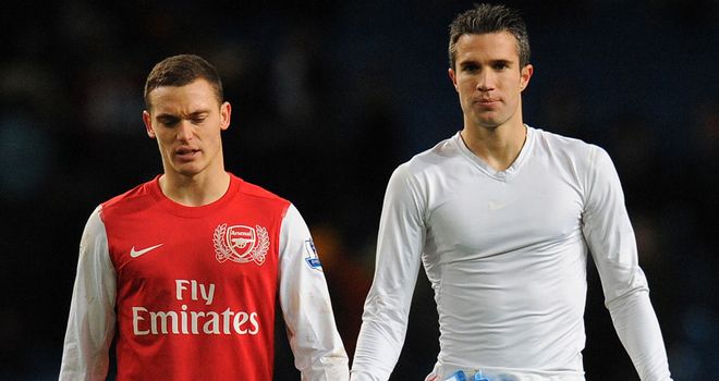 Thomas Vermaelen: Sad to see Robin van Persie leave
