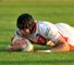Jonny Lomax: helped himself to a hat-trick as St Helens made light work of the Bradford Bulls on Saturday