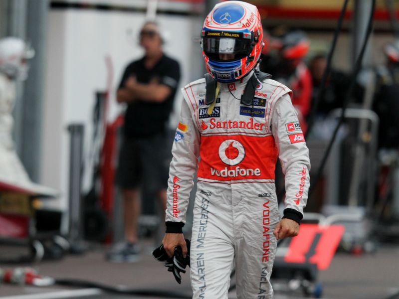 Jenson Button: Had a difficult day