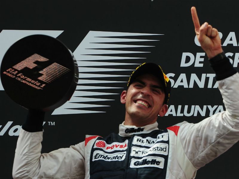 Maldonado wins in Spain