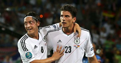 Ozil (l): Starred for Germany