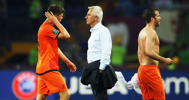 Bert van Marwijk: Netherlands coach rued missed chances after the 1-0 defeat by Denmark