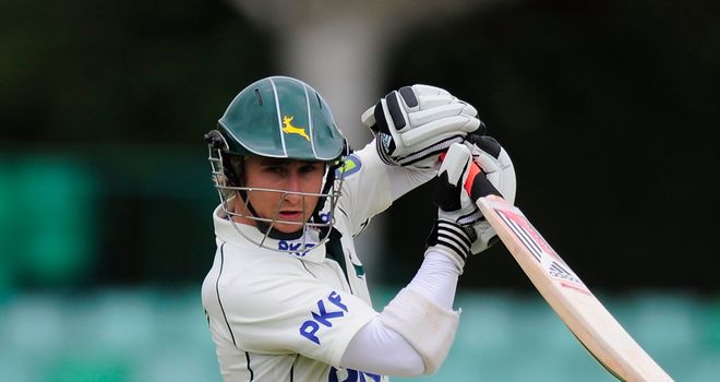 James Taylor: Made 74 to help guide Nottinghamshire to victory