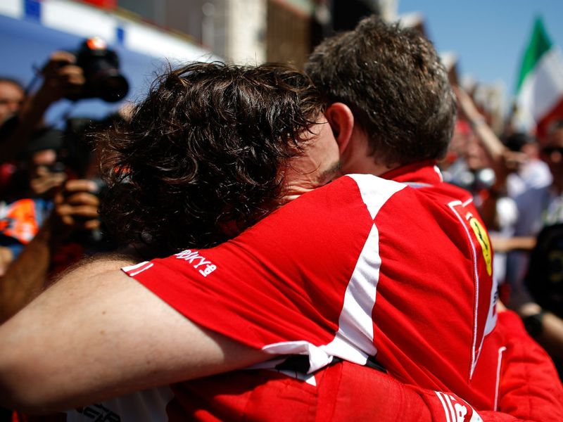 Fernando Alonso and Stefano Domenicali