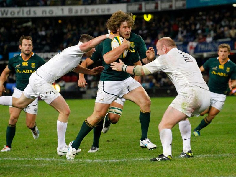 Frans Steyn came close to scoring