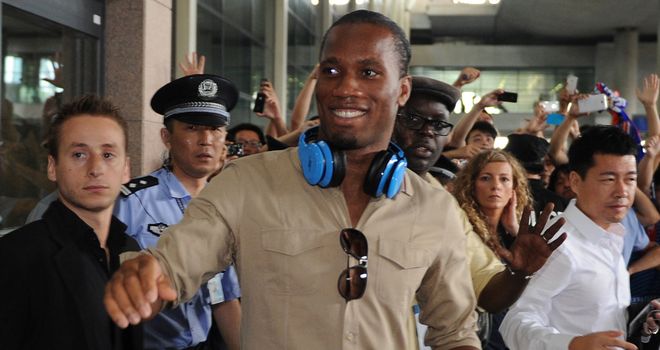 Didier Drogba: Looking forward to the challenge of playing in China