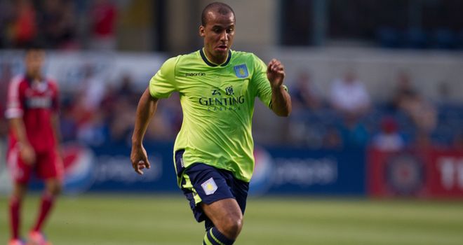 Gabriel Agbonlahor: Scored against Chicago Fire before succumbing to injury