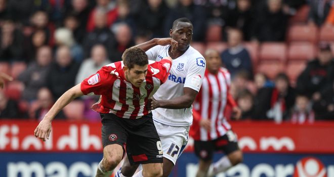 Akins (right): Staying put with Tranmere