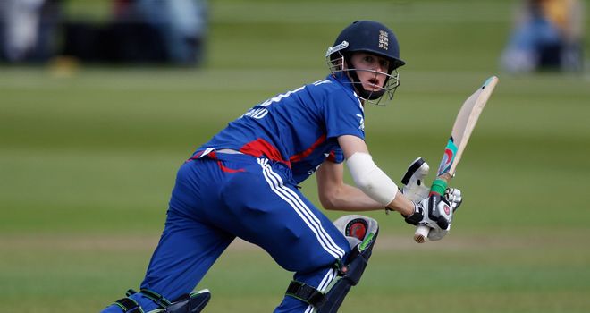 Lydia Greenway: Scored 61 runs to help England go 4-0 up