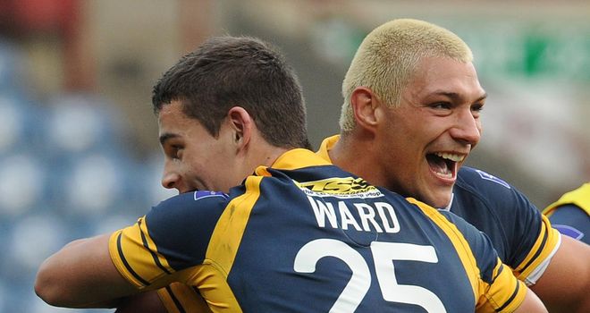 Stevie Ward (left): Not guaranteed a place in Leeds' Challenge Cup final team