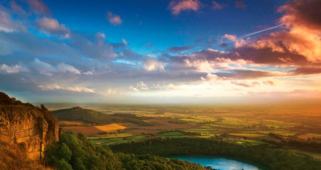 The climb up Sutton Bank would be one the riders face if Yorkshire hosts the Tour