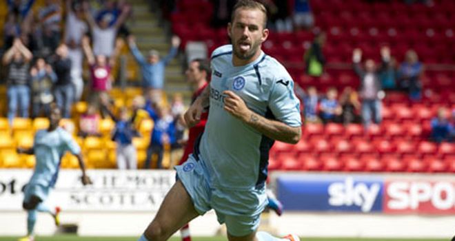 Rowan Vine: Striker scored twice in St Johnstone's friendly win over Bristol City on Saturday