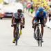 The fight for the stage victory came down to Millar and Jean Christophe Peraud (Ag2r La Mondiale)...