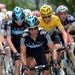 Richie Porte took control on the final climb of the day