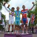 The final podium on The Mall was certainly not the one many expected