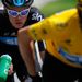 Chris Froome stays tucked in behind Team Sky team-mate Wiggins