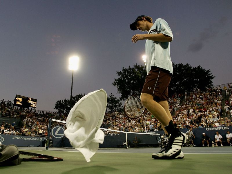 Now ranked 122 in the world, Murray qualified for the US Open in the summer and makes the second round, where he loses to Arnaud Clement.