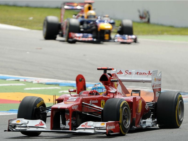 Alonso led from the front