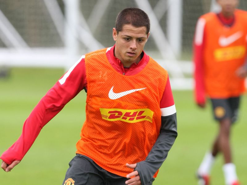 Javier Hernandez deep in thought