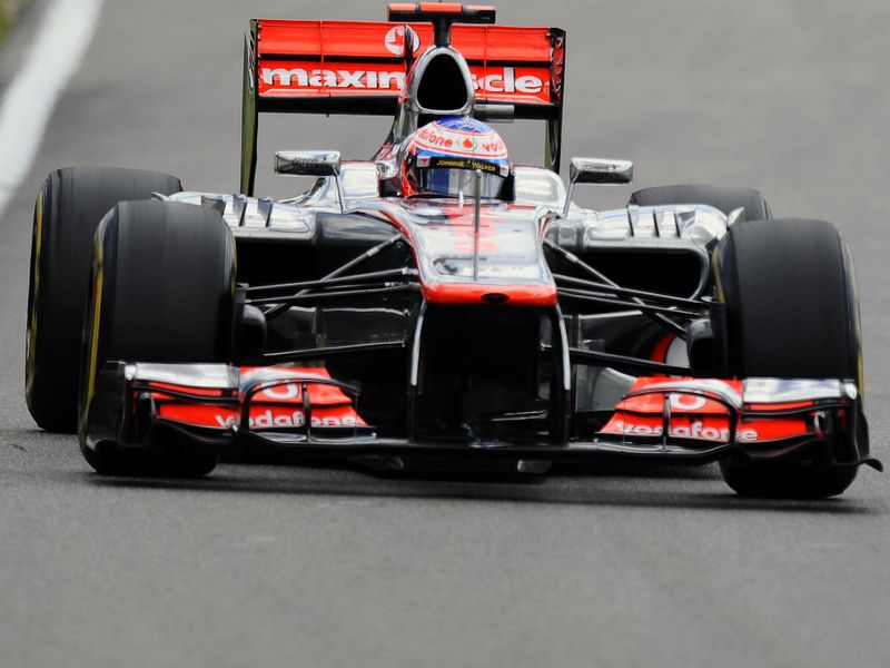 Jenson Button back on the podium