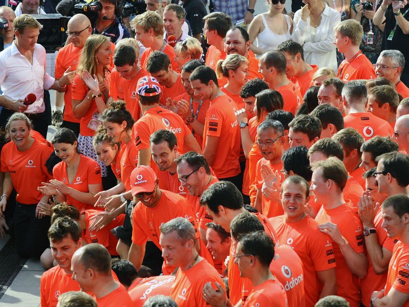 McLaren take their team picture