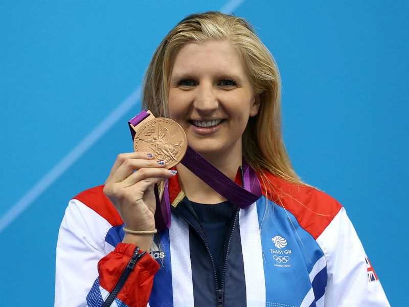 Rebecca Adlington claims Bronze in the finals of the 400m Freestyle