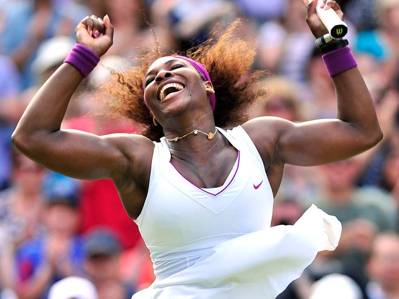 Delight for Serena Williams as she books her place in the final