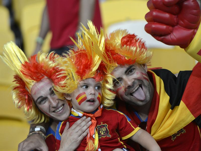 Spanish fans are hoping to see their side make history by picking up a third successive major trophy, and will be praying that &#39;tiki-taka&#39; triumphs tonight