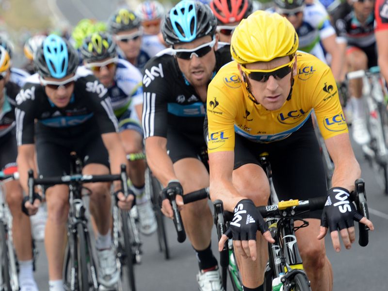 ...The race leader putting in a huge shift to lead out Edvald Boasson Hagen