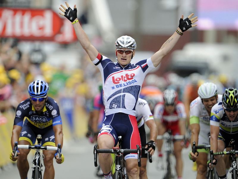 ...After Andre Greipel had emerged victorious