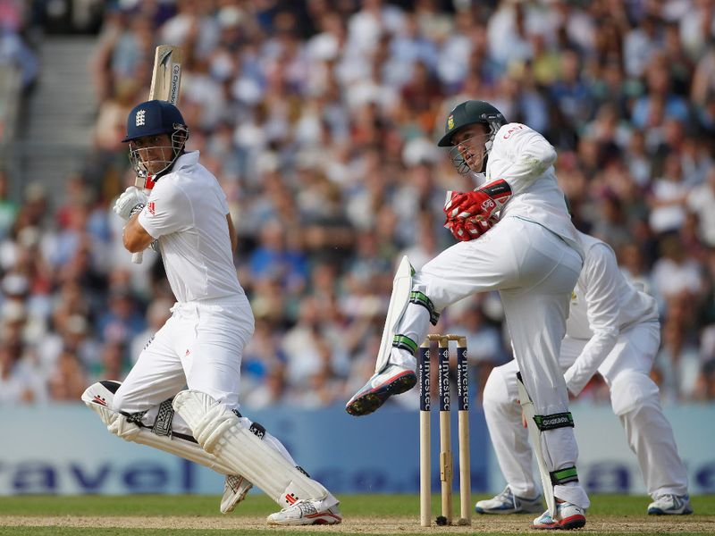 Cook was unbeaten on 114 at the close of play.