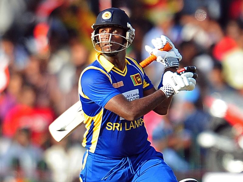 Angelo Mathews' unbeaten 71 carried the hosts to a final total of 286 for five.