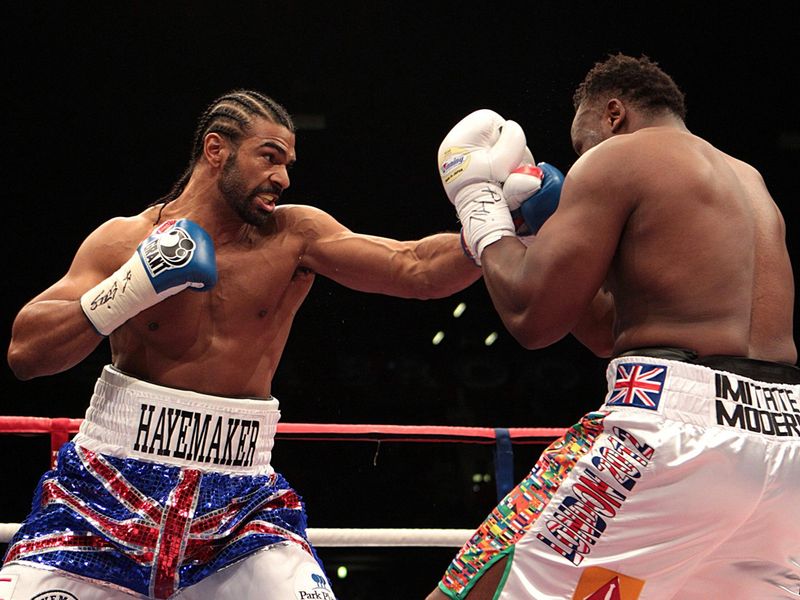 Haye did his best work from distance.