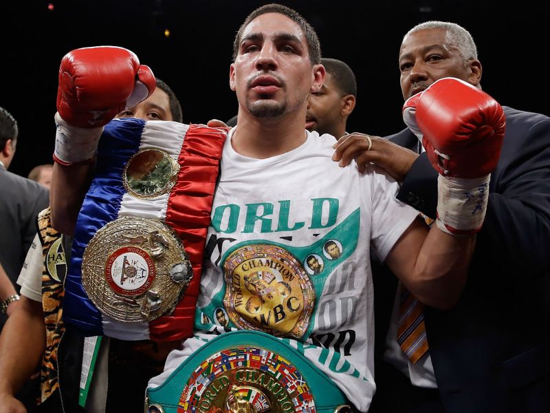 Garcia adds the Ring Magazine belt to his WBC and WBA straps