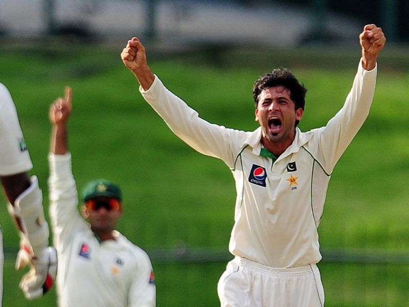 Pakistan reduced Sri Lanka's reply to 44 for three by the close of play.