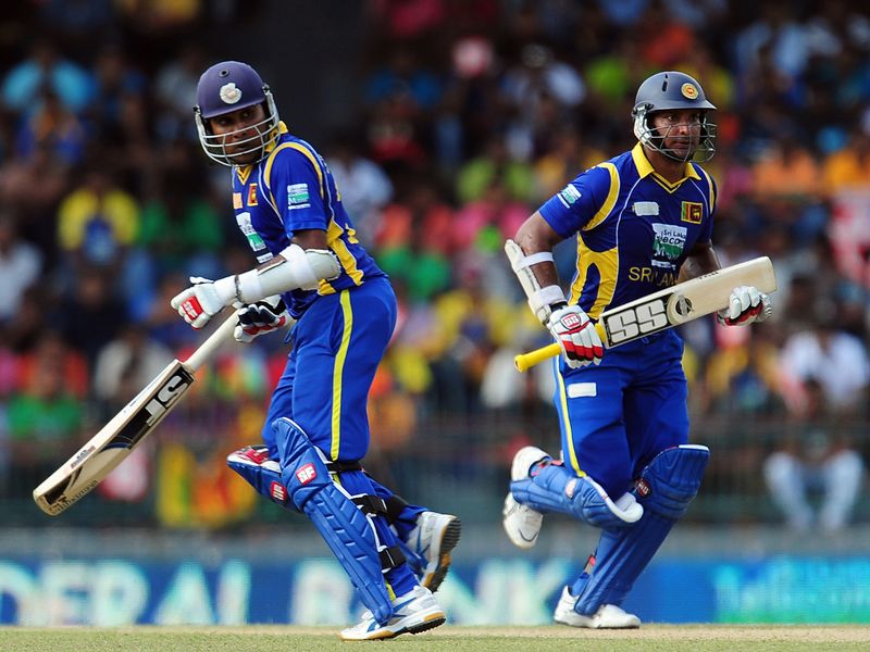 Sangakkara and Mahela Jayawardene put on 121 for the fourth wicket.